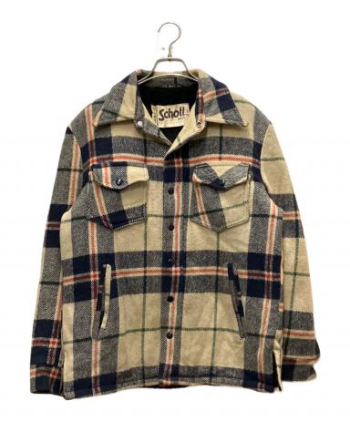 中古・古着通販】Schott (ショット) 70's裏ボアチェックシャツ