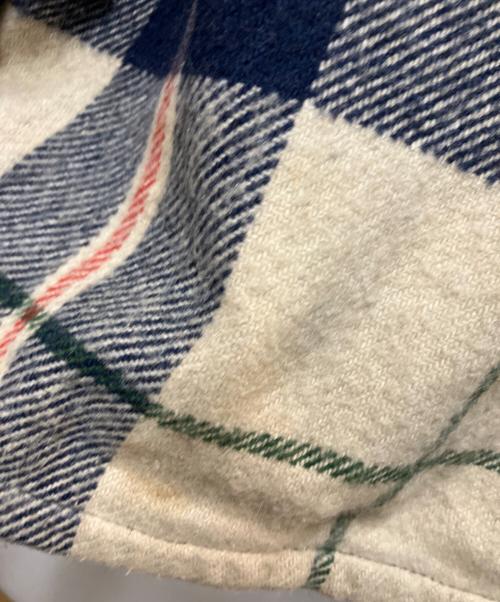 Schott（ショット）Schott (ショット) 70’s裏ボアチェックシャツジャケット ベージュ サイズ:40の古着・服飾アイテム