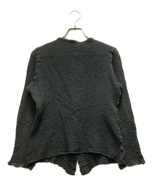 me ISSEY MIYAKE（ミーイッセイ ミヤケ）me ISSEY MIYAKE (ミーイッセイ ミヤケ) シャギーシャツ グレー サイズ:表記無しの古着・服飾アイテム