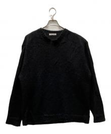 UNDERCOVER（アンダーカバー）の古着「モヘア混グランジニット」｜ブラック