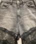 中古・古着 PRANK PROJECT (プランクプロジェクト) Denim Lace Blocking Pants ブラック サイズ:36：16000円