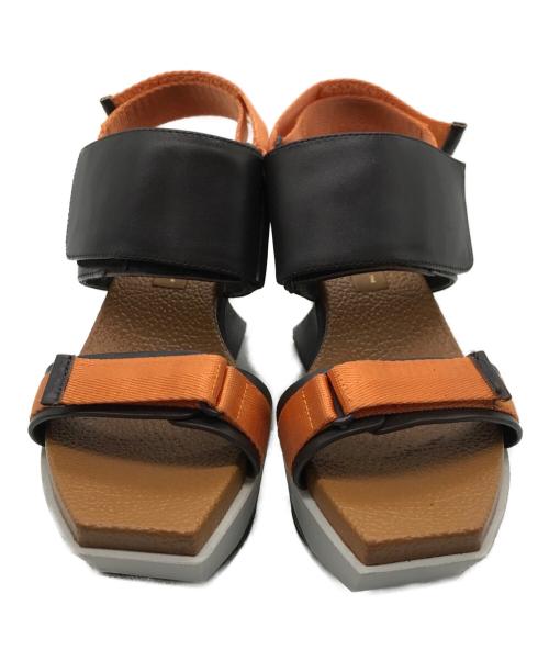 UNITED NUDE（ユナイテッドヌード）UNITED NUDE (ユナイテッドヌード) ストラップサンダル ブラウン サイズ:37の古着・服飾アイテム