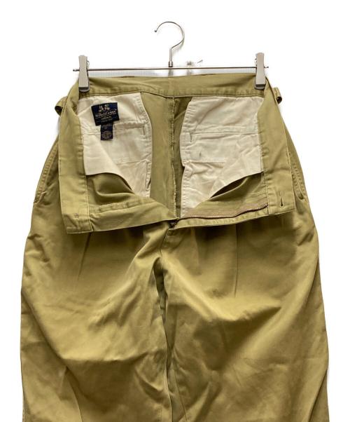 Willis&Geiger（ウィルスガイガー）WILLIS&GEIGER (ウィルスガイガー) タックチノパン ベージュ サイズ:34の古着・服飾アイテム