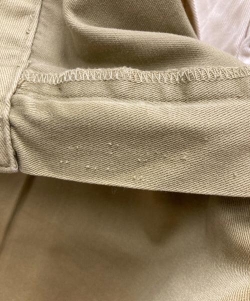 Willis&Geiger（ウィルスガイガー）WILLIS&GEIGER (ウィルスガイガー) タックチノパン ベージュ サイズ:34の古着・服飾アイテム