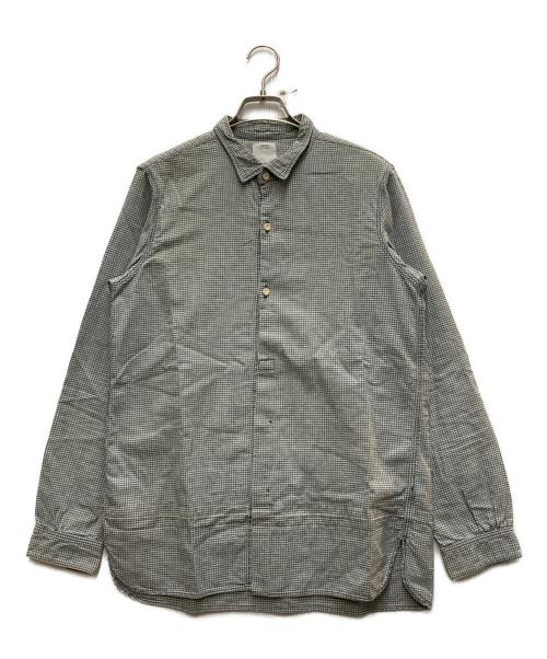VISVIM（ビズビム）VISVIM (ビズビム) LONG RIDER INDIGO CHECK SHIRT ネイビー サイズ:2の古着・服飾アイテム