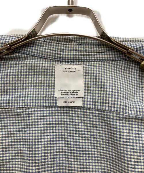 VISVIM（ビズビム）VISVIM (ビズビム) LONG RIDER INDIGO CHECK SHIRT ネイビー サイズ:2の古着・服飾アイテム