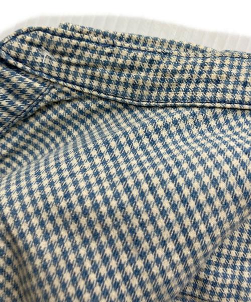 VISVIM（ビズビム）VISVIM (ビズビム) LONG RIDER INDIGO CHECK SHIRT ネイビー サイズ:2の古着・服飾アイテム