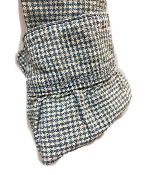 VISVIM（ビズビム）VISVIM (ビズビム) LONG RIDER INDIGO CHECK SHIRT ネイビー サイズ:2の古着・服飾アイテム