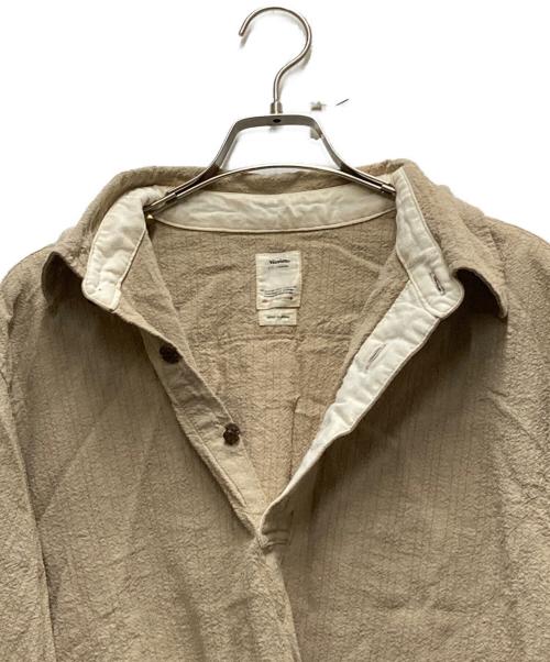 VISVIM（ビズビム）VISVIM (ビズビム) 7分丈リネンシャツ ベージュ サイズ:2の古着・服飾アイテム