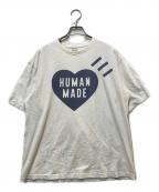 HUMAN MADEヒューマンメイド）の古着「ハートロゴTシャツ」｜ホワイト