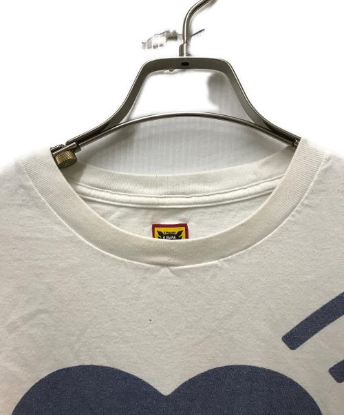 HUMAN MADE（ヒューマンメイド）HUMAN MADE (ヒューマンメイド) ハートロゴTシャツ ホワイト サイズ:XLの古着・服飾アイテム