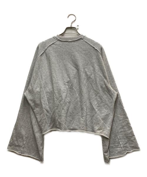 Ameri（アメリ）Ameri (アメリ) EYELET ARRANGEMENT SWEAT TOP グレー サイズ:FREEの古着・服飾アイテム