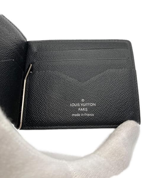 LOUIS VUITTON（ルイ ヴィトン）LOUIS VUITTON (ルイ ヴィトン) マネークリップ付カードケース ブラックの古着・服飾アイテム