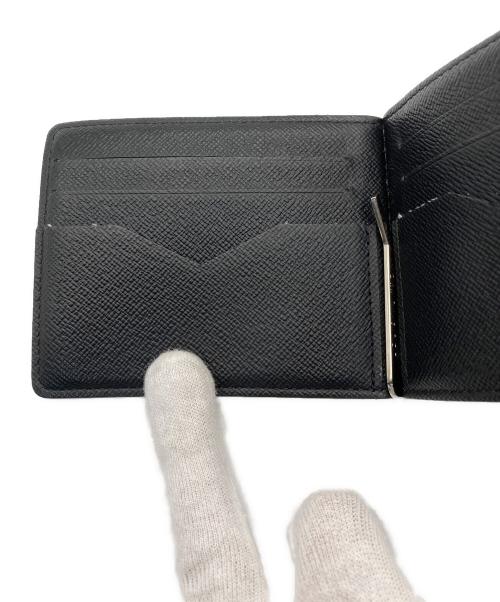 LOUIS VUITTON（ルイ ヴィトン）LOUIS VUITTON (ルイ ヴィトン) マネークリップ付カードケース ブラックの古着・服飾アイテム