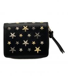 JIMMY CHOO（ジミーチュウ）の古着「スタースタッズウォレット」｜ブラック