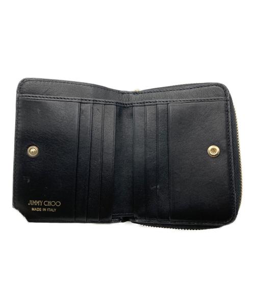 JIMMY CHOO（ジミーチュウ）JIMMY CHOO (ジミーチュウ) スタースタッズウォレット ブラックの古着・服飾アイテム