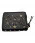 JIMMY CHOO (ジミーチュウ) スタースタッズウォレット ブラック：12000円