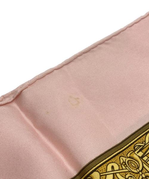 HERMES（エルメス）HERMES (エルメス) シルクスカーフ ピンクの古着・服飾アイテム