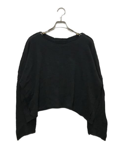 ISSEY MIYAKE（イッセイミヤケ）ISSEY MIYAKE (イッセイミヤケ) デザインカットソー ブラック サイズ:2の古着・服飾アイテム