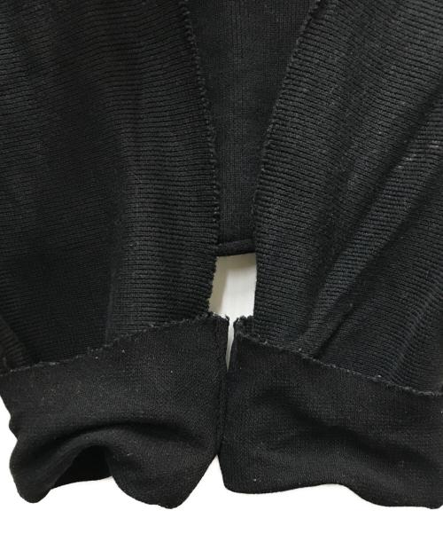 ISSEY MIYAKE（イッセイミヤケ）ISSEY MIYAKE (イッセイミヤケ) デザインカットソー ブラック サイズ:2の古着・服飾アイテム