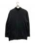 HERMES (エルメス) ブリッドドゥガラ柄シルク カシミヤ混切替シャツ ブルー サイズ:XL：18000円