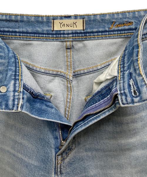 YANUK（ヤヌーク）YANUK (ヤヌーク) Louise デニムパンツ ブルー サイズ:24の古着・服飾アイテム