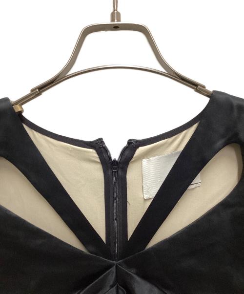 3.1 phillip lim（スリーワンフィリップリム）3.1 phillip lim (スリーワンフィリップリム) ノースリーブ・キャミソールワンピース ブラック サイズ:2の古着・服飾アイテム