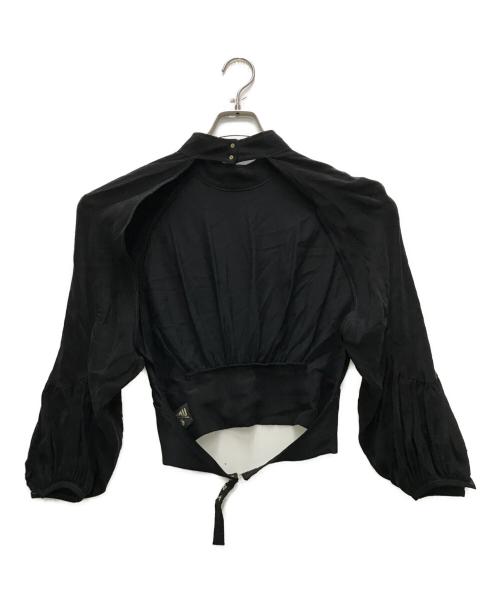 PHOTOCOPIEU（フォトコピュー）PHOTOCOPIEU (フォトコピュー) Open Back Blouse ブラック サイズ:36の古着・服飾アイテム