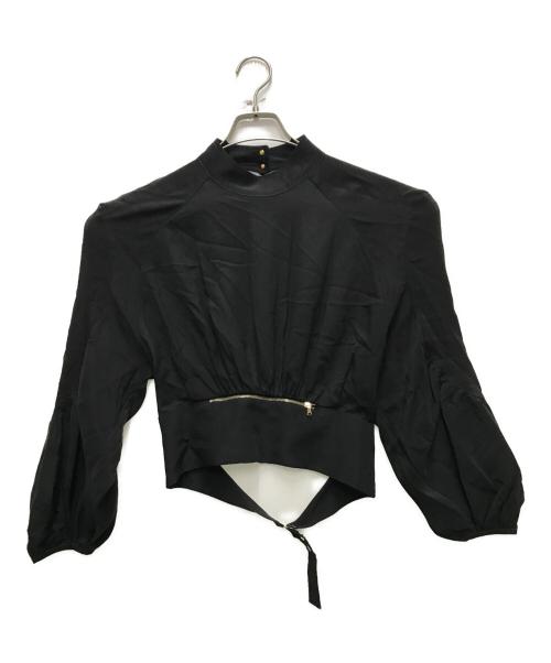 PHOTOCOPIEU（フォトコピュー）PHOTOCOPIEU (フォトコピュー) Open Back Blouse ブラック サイズ:36の古着・服飾アイテム