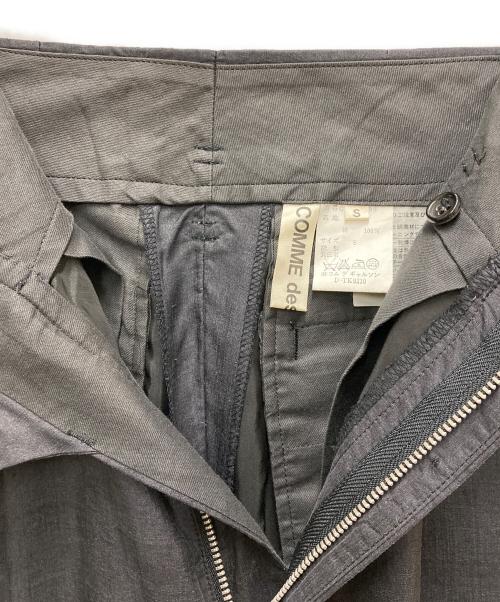 COMME des GARCONS（コムデギャルソン）COMME des GARCONS (コムデギャルソン) シルクタックパンツ ブラック サイズ:Sの古着・服飾アイテム