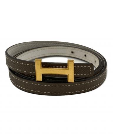 中古・古着通販】HERMES (エルメス) フォーカス・リバーシブルベルト