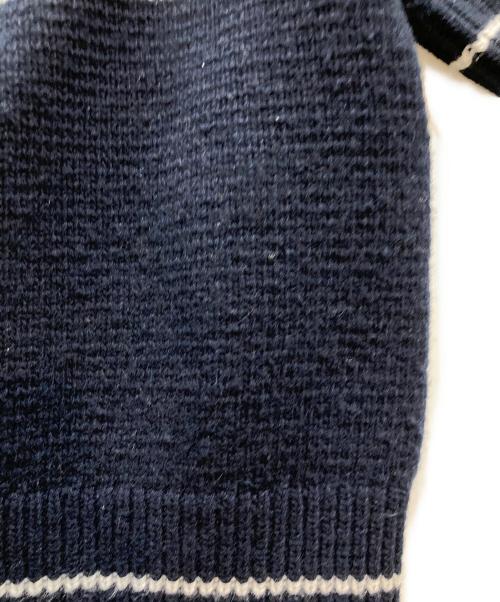 Christian Dior（クリスチャン ディオール）Christian Dior (クリスチャン ディオール) Short-Sleeve Sweater ネイビー サイズ:38の古着・服飾アイテム