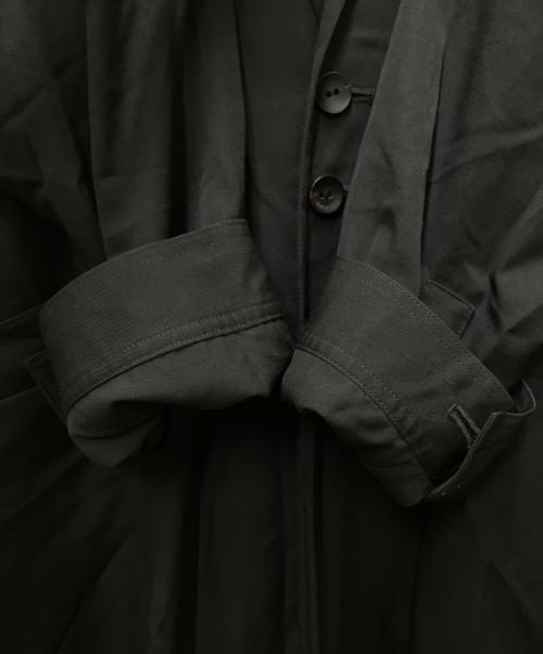 BISHOOL（ビシュール）BISHOOL (ビシュール) ウールロングコート ブラック サイズ:FREEの古着・服飾アイテム