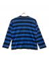 ISSEY MIYAKE (イッセイミヤケ) ボーダーTシャツ ブラック×ブルー サイズ:S：9000円