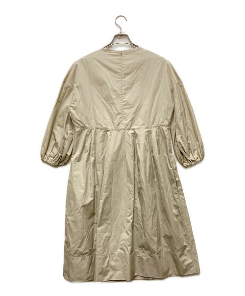 'S Max Mara（エスマックスマーラ）'S Max Mara (エスマックスマーラ) バルーンシルエットワンピース ベージュ サイズ:40 未使用品の古着・服飾アイテム