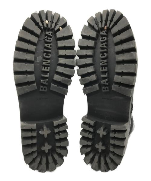 BALENCIAGA（バレンシアガ）BALENCIAGA (バレンシアガ) STRIKE LACE-UP BOOTS ブラック サイズ:44の古着・服飾アイテム