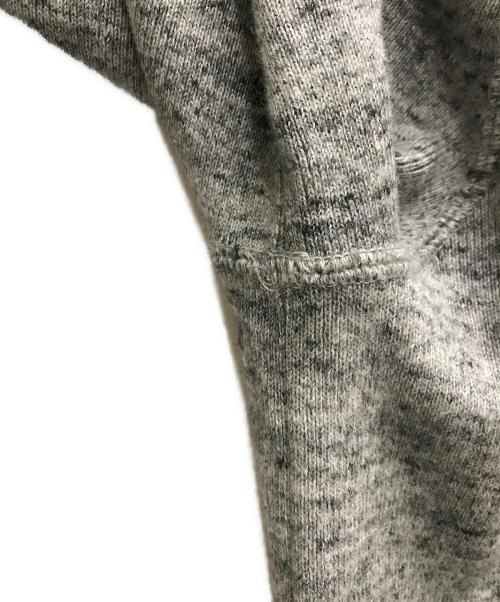 POLO RALPH LAUREN（ポロ・ラルフローレン）POLO RALPH LAUREN (ポロ・ラルフローレン) 霜降り Vガゼット ポニー刺繍ニット グレー サイズ:Sの古着・服飾アイテム