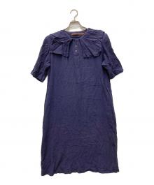 COMME des GARCONS（コムデギャルソン）の古着「80s～90s 半袖ワンピース」｜パープル