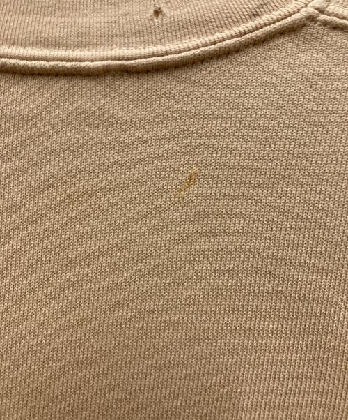 HELMUT LANG（ヘルムートラング）HELMUT LANG (ヘルムートラング) ダメージ加工スウェット ベージュ サイズ:Sの古着・服飾アイテム