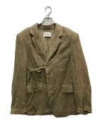 la peau de gemラポドゥジェム）の古着「dry mesh jacket」｜ベージュ