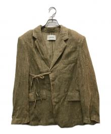la peau de gem（ラポドゥジェム）の古着「dry mesh jacket」｜ベージュ