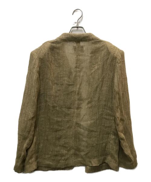 la peau de gem（ラポドゥジェム）la peau de gem (ラポドゥジェム) dry mesh jacket ベージュ サイズ:FREEの古着・服飾アイテム