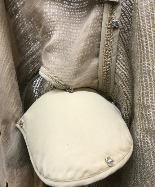la peau de gem（ラポドゥジェム）la peau de gem (ラポドゥジェム) dry mesh jacket ベージュ サイズ:FREEの古着・服飾アイテム