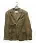 la peau de gem（ラポドゥジェム）の古着「dry mesh jacket」｜ベージュ