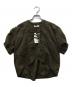 la peau de gem（ラポドゥジェム）の古着「toggle blouse」｜ブラウン
