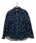 SEVEN BY SEVEN（セブンバイセブン）の古着「DENIM TUCK SHIRTS -Skull embroidery-」｜インディゴ