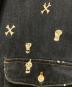 中古・古着 SEVEN BY SEVEN (セブンバイセブン) DENIM TUCK SHIRTS -Skull embroidery- インディゴ サイズ:S：15000円