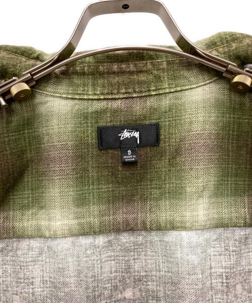 stussy（ステューシー）stussy (ステューシー) Rocco Plaid Shirt グリーン サイズ:Sの古着・服飾アイテム