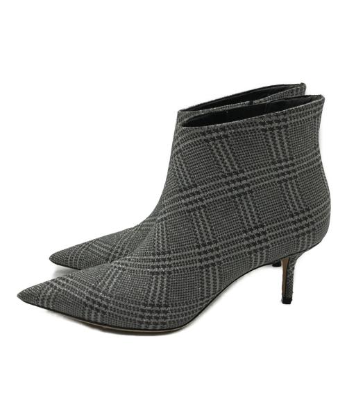 JIMMY CHOO（ジミーチュウ）JIMMY CHOO (ジミーチュウ) MARINDA 65  ピンヒールパンプス シルバー サイズ:36の古着・服飾アイテム