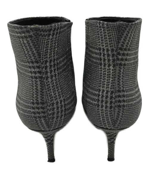 JIMMY CHOO（ジミーチュウ）JIMMY CHOO (ジミーチュウ) MARINDA 65  ピンヒールパンプス シルバー サイズ:36の古着・服飾アイテム